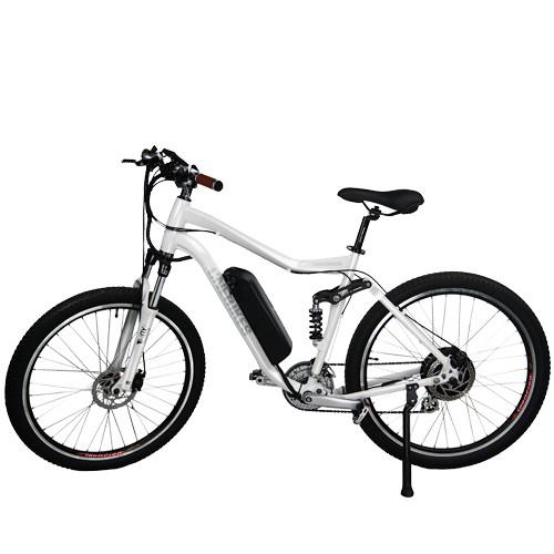 Electric Bike 27.5inch 48V 500W 11.6ah 30km/h 7speed Mountain Ebike MR-275A Mountain E-bike（White）