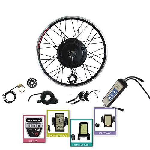 New Front/Rear Wheel 48V 500W/1000W Gearless Hub Motor Kit LS-205