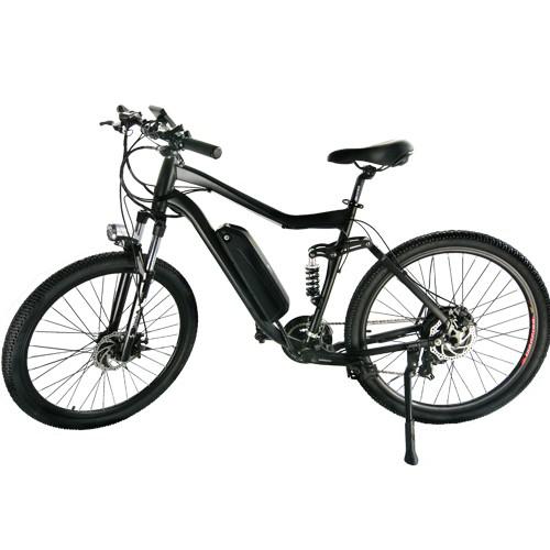 Electric Bike 27.5inch 48V 500W 11.6ah 30km/h 7speed Mountain Ebike MR-275A Mountain E-bike（Black）