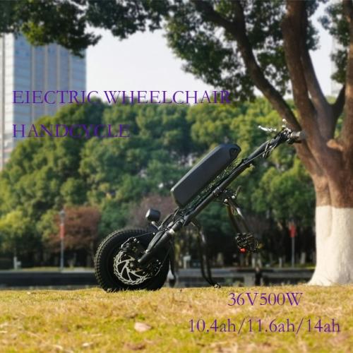 Wheelchair Electric Attachment New Powerful 36v 500w 14ah Lithium Battery Electric Handbicycle Motor Wheelchair Electric Handbike WH12AS 500W