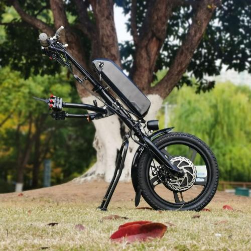 Wheelchair Electric Attachment High Speed 36v 500w 11.6ah Battery Foldable Electric Handcycle Manual Wheelchair Electric Handbike WH16A-500W