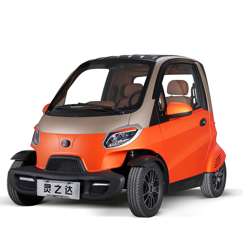 Orange Electric Car